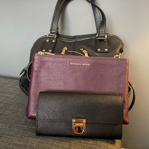 Michael Kors handbag, Michael Kors crossbody and Michael Kors wallet